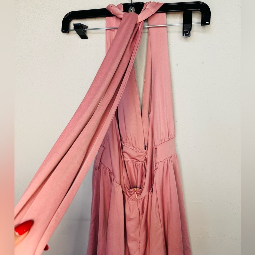 Any Way You Want Me Dusty Pink Convertible Romper - Picture 4 of 9